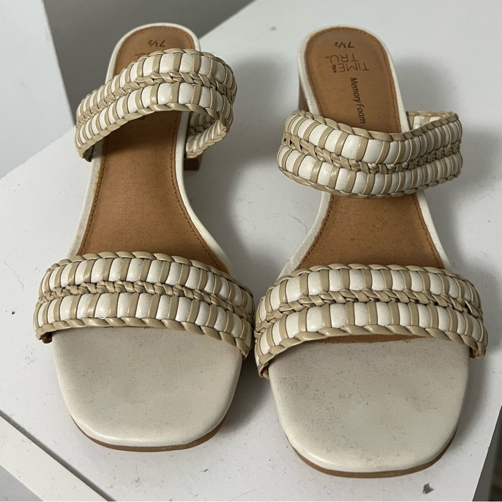 Ivory Braided Women’s Sandals